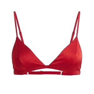 Fleur Du Mal Luxe Triangle Bra